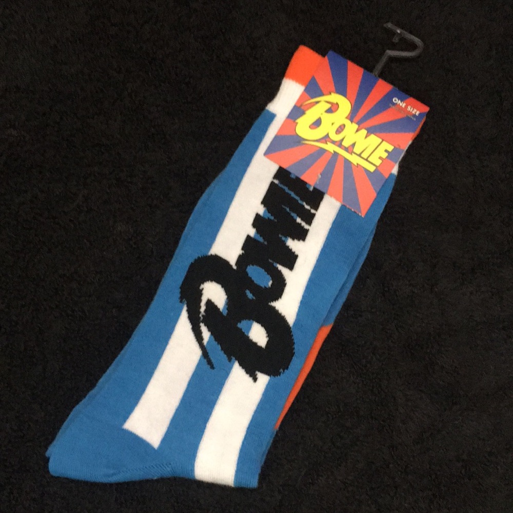 David Bowie Socks NWT!